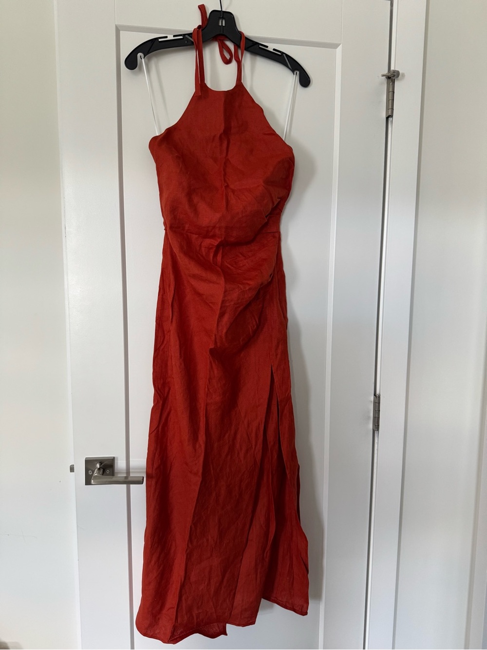 Reformation Sadey Linen Dress with Side Slit - Picture 2 of 6